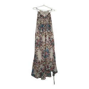 Lucky Brand | Boho Floral Hi Lo Strappy V Neck Maci Dress | S